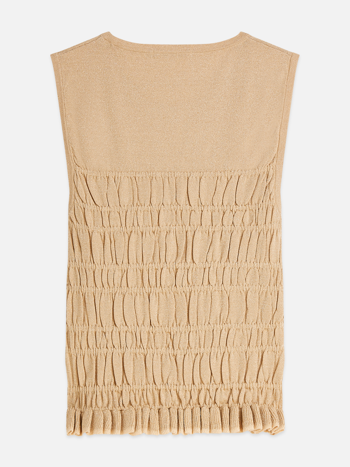 Smock Stitch Knitted Tank