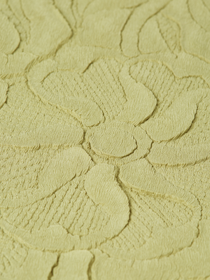 Embossed Pleat Mock Neck Tank