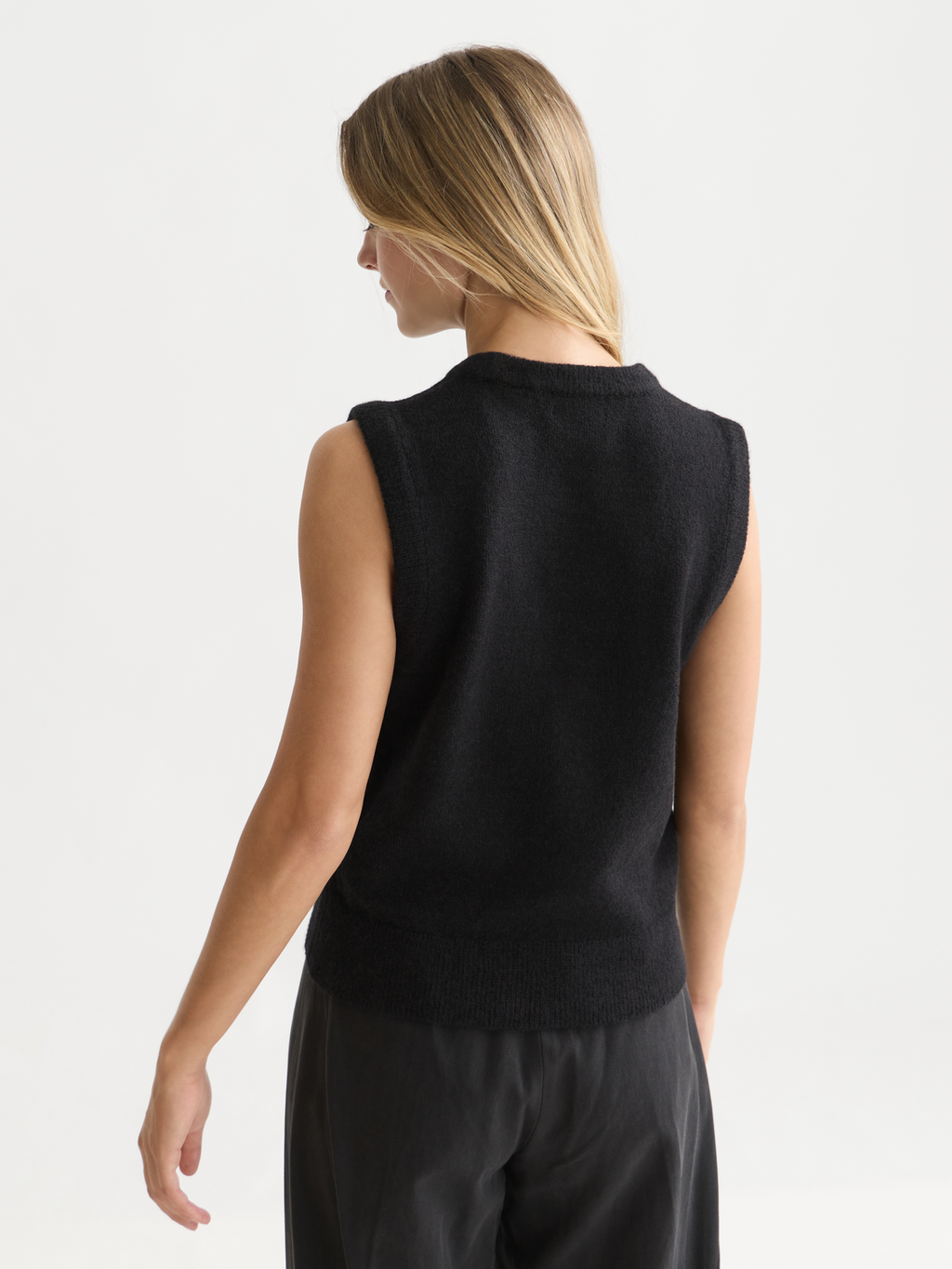 Hardware Detail Knitted Spencer