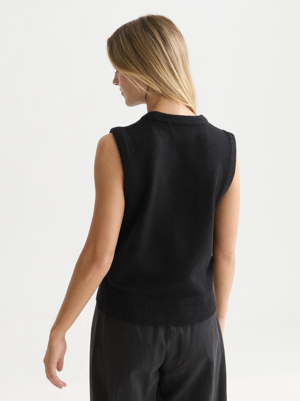 Hardware Detail Knitted Spencer