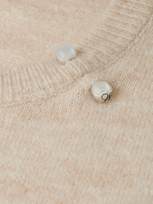 Hardware Detail Knitted Spencer