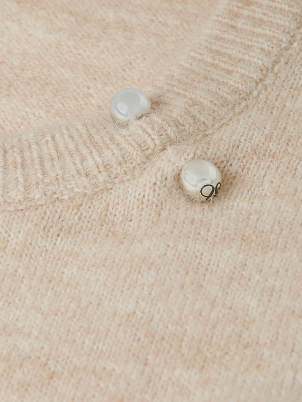 Hardware Detail Knitted Spencer