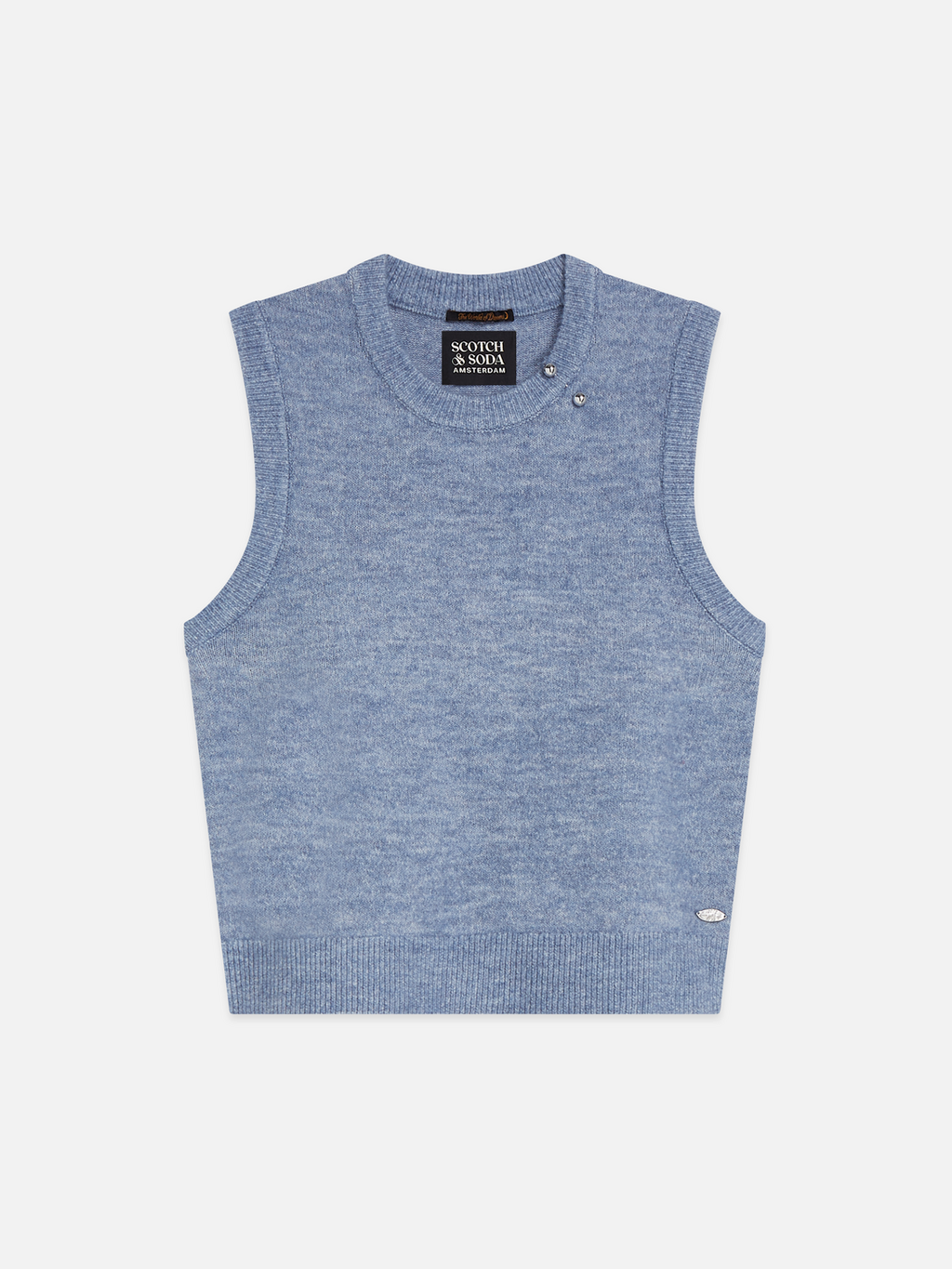 Wool-Alpaca Blend Knit Spencer