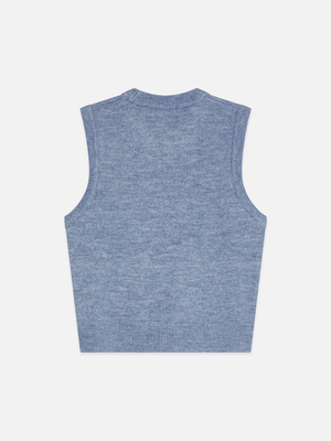 Wool-Alpaca Blend Knit Spencer