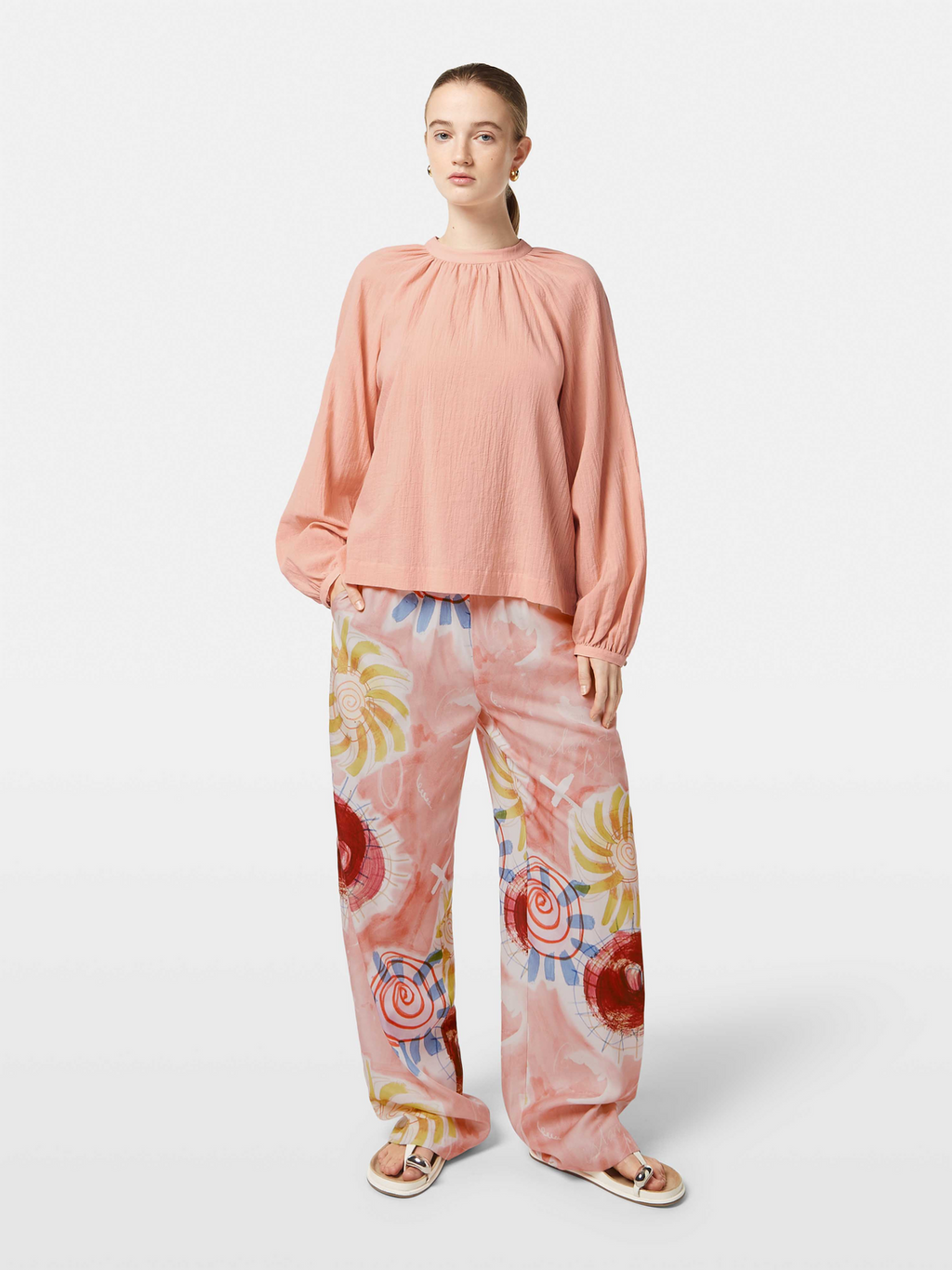 Bow Long Sleeve Top
