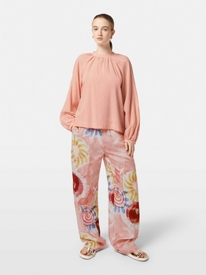 Bow Long Sleeve Top