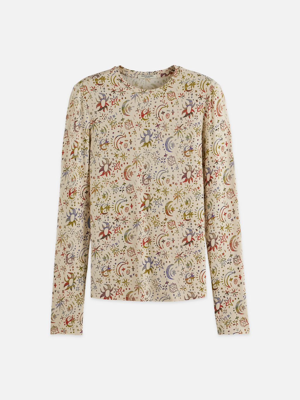 All Over Printed Long Sleeve T-Shirt
