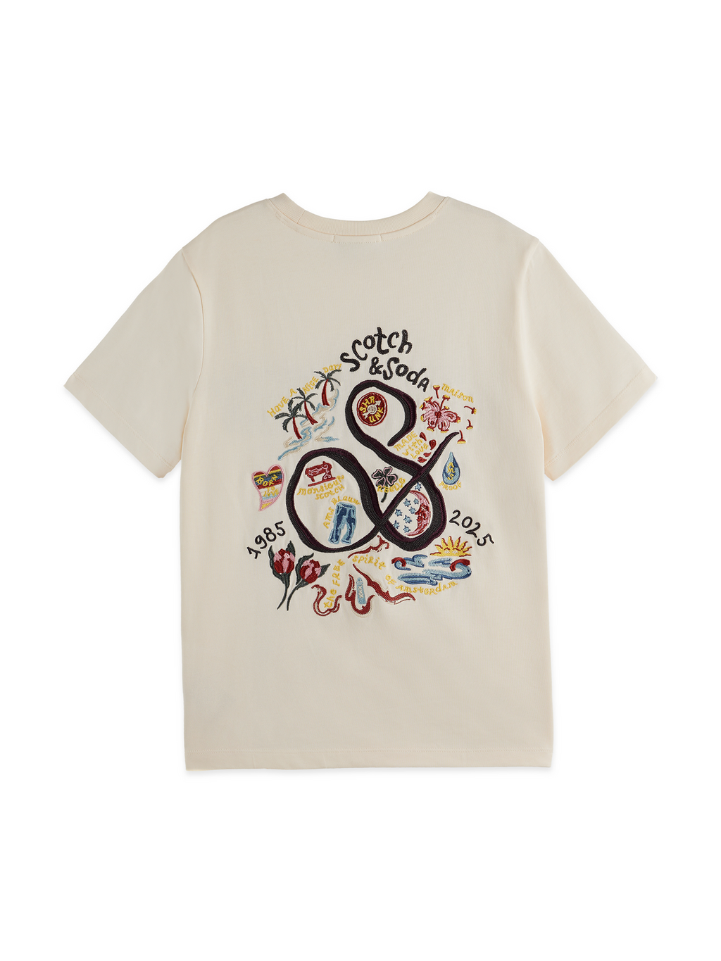 Das 40-jährige Jubiläum T-Shirt mit Washed-Artwork im Regular Fit
