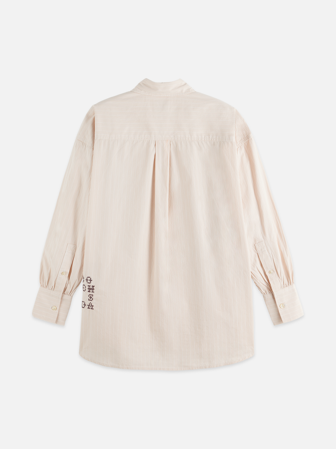 Chemise brodée "Girlfriend"
