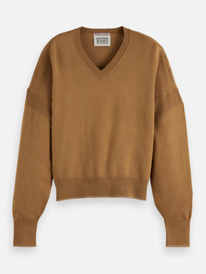 Essentials — V-Neck Relaxed Pullover
