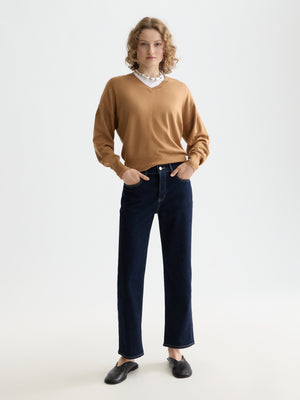 Essentials — V-Neck Relaxed Pullover