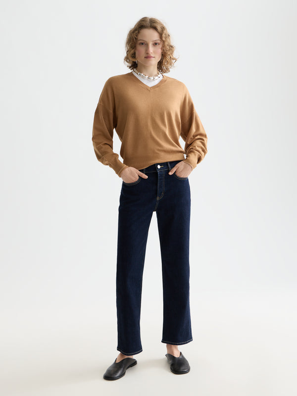 Essentials — V-Neck Relaxed Pullover
