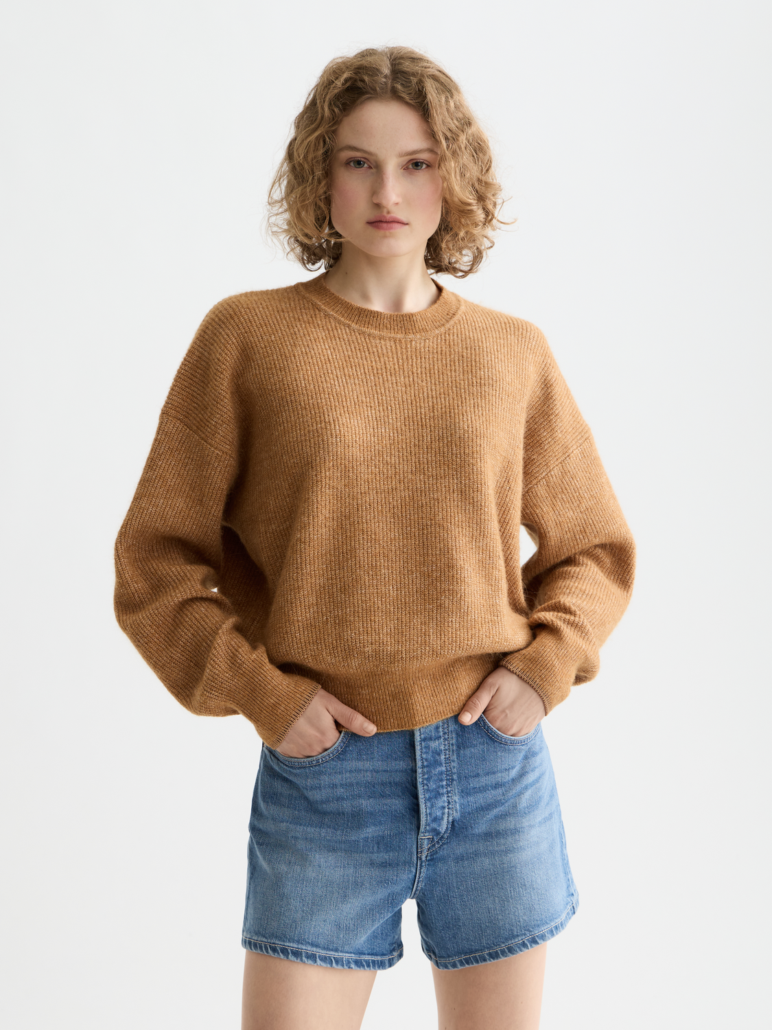 Pull ras-du-cou duveteux Core
