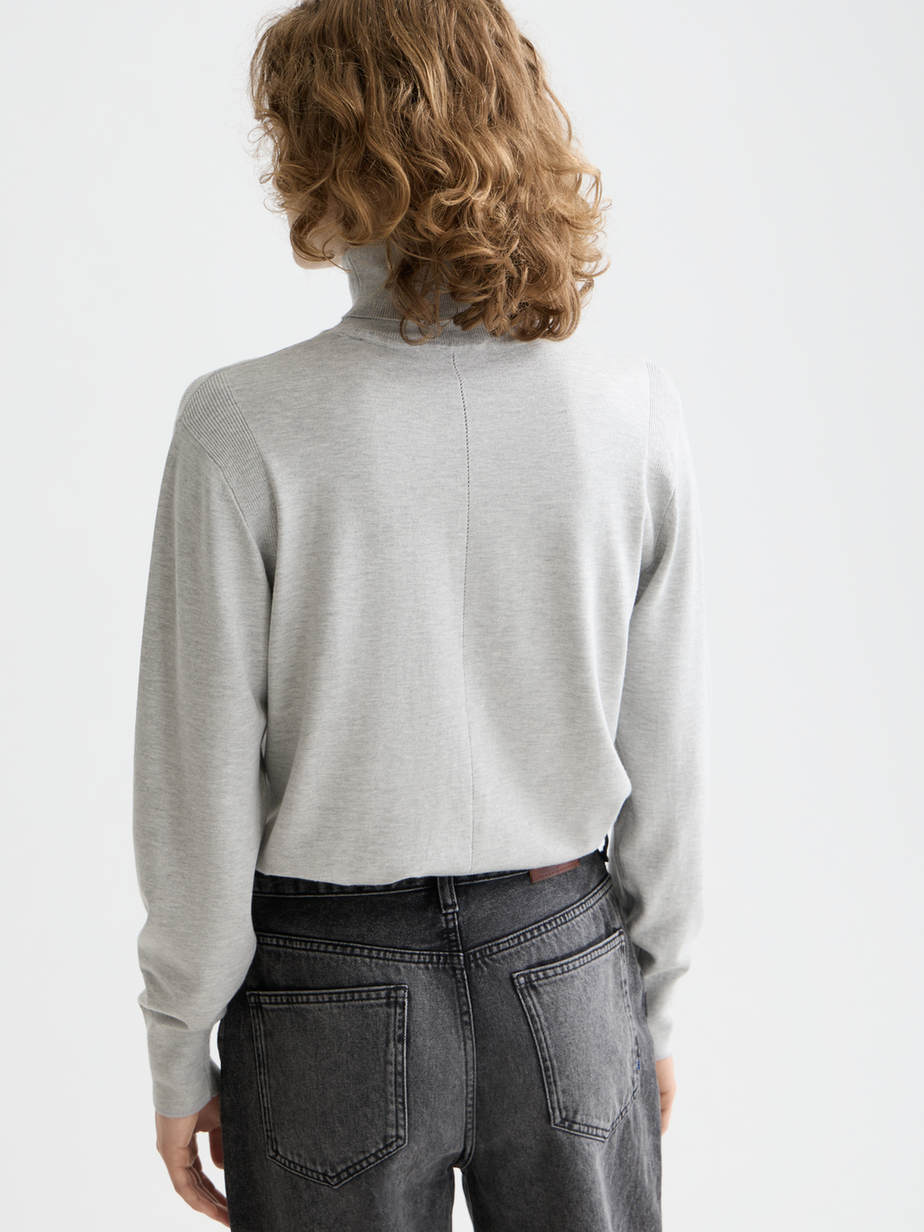 Pull décontracté à col roulé Core