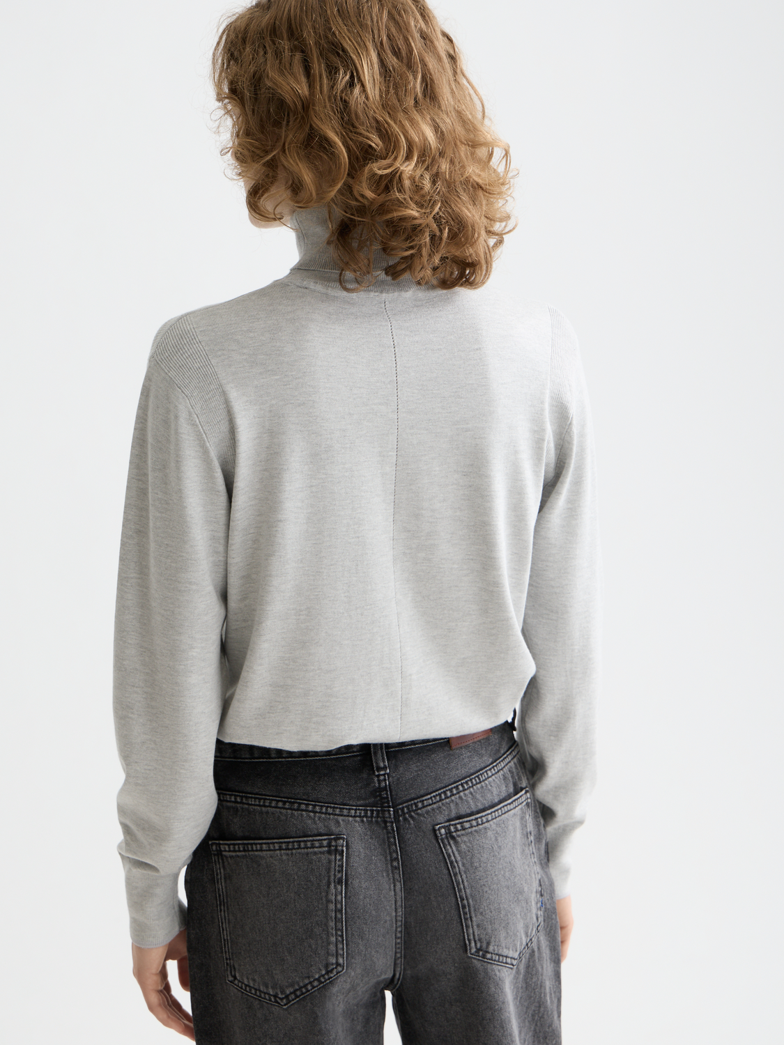 Pull décontracté à col roulé Core