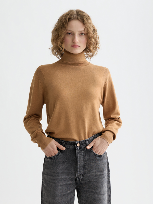 Essentials —  Roll Neck Relaxed Pullover