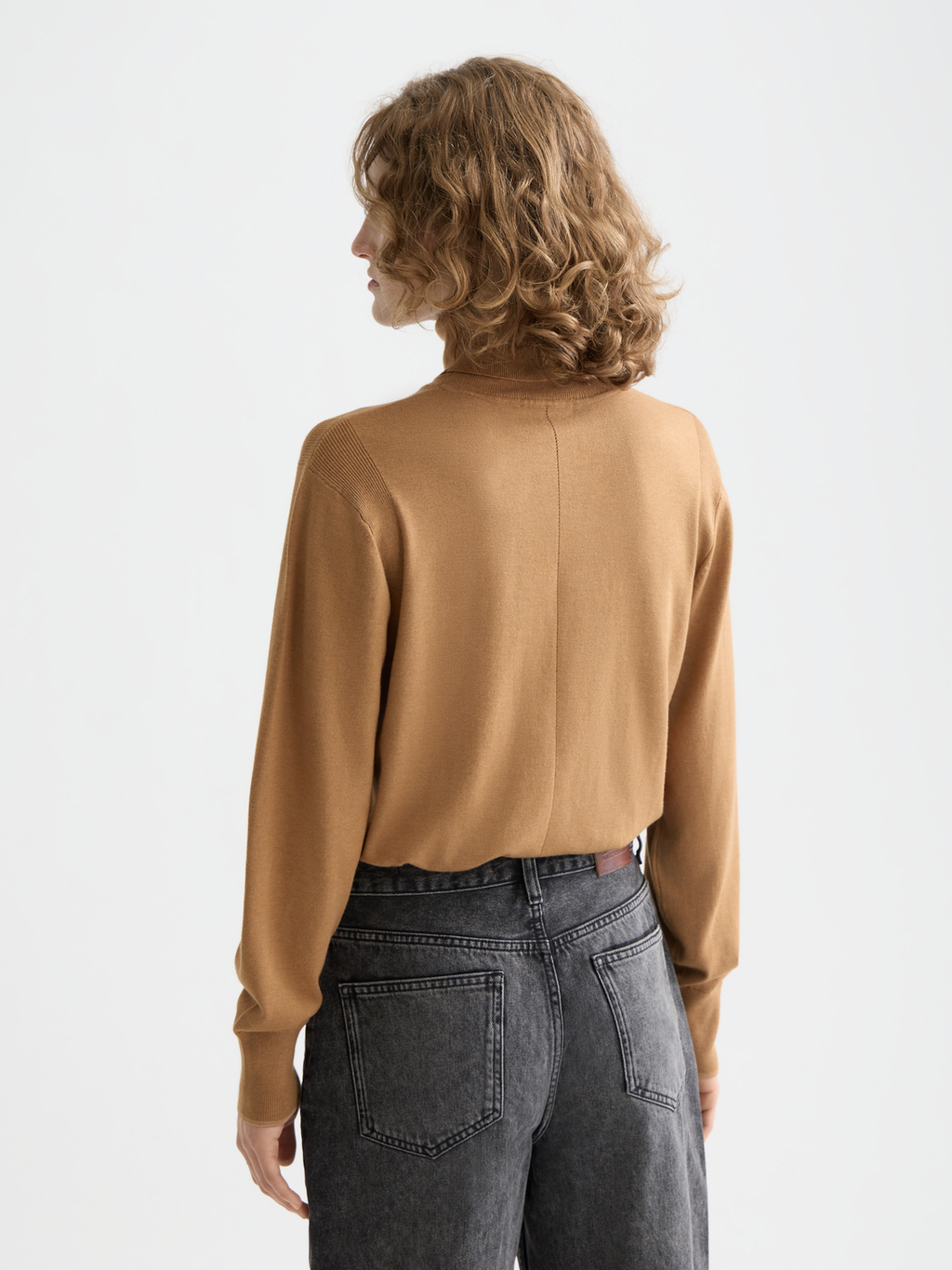 Pull décontracté à col roulé Core