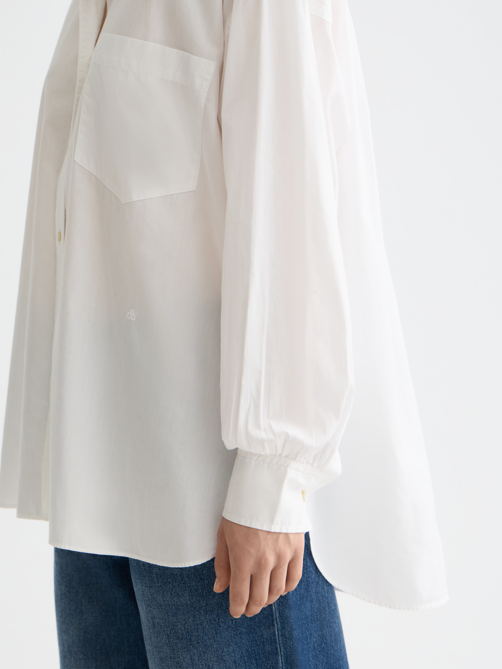 Essentials — Girlfriend Poplin Shirt