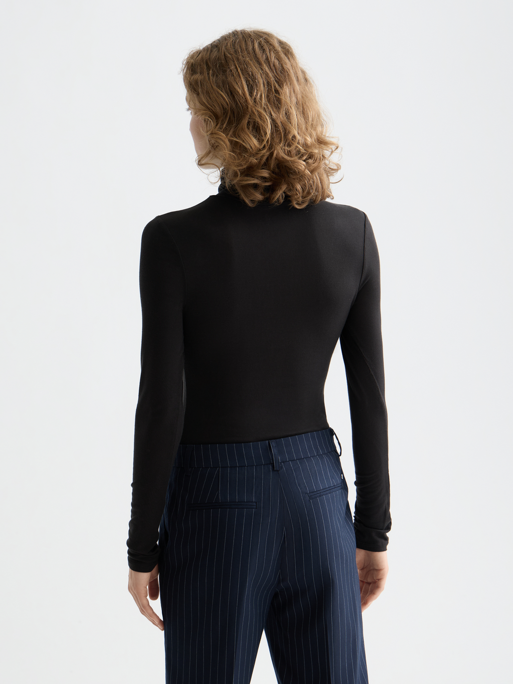 Core Roll Up Neck Long Sleeve T-Shirt