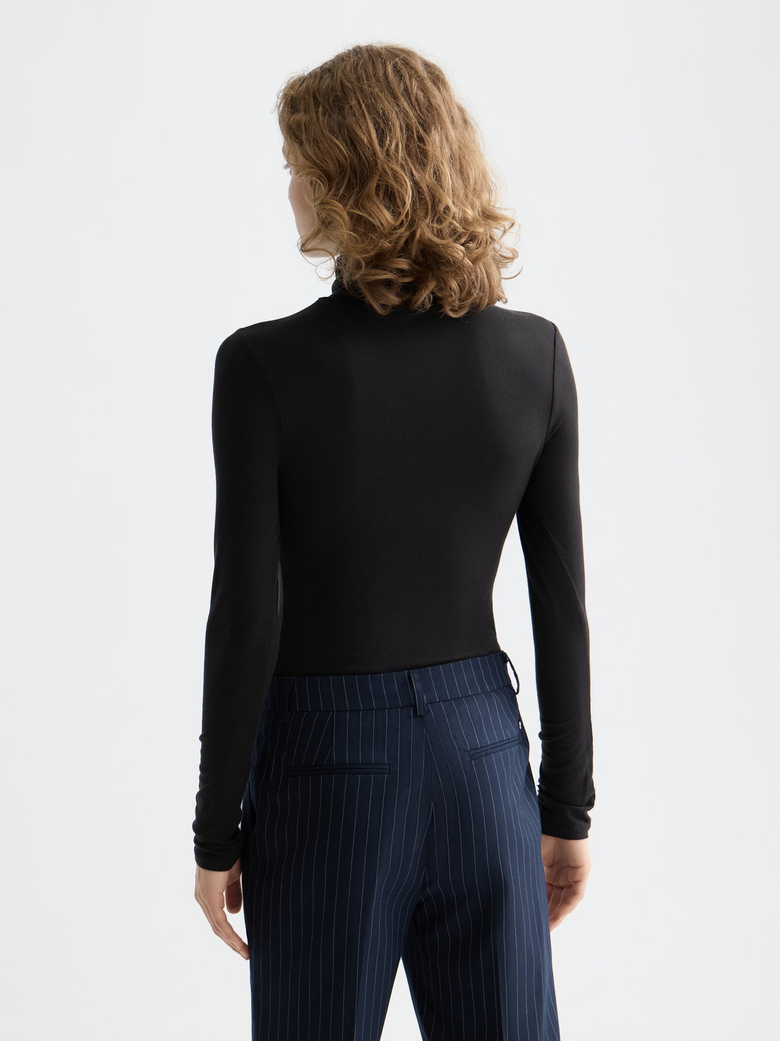 Core Roll Up Neck Long Sleeve T-Shirt