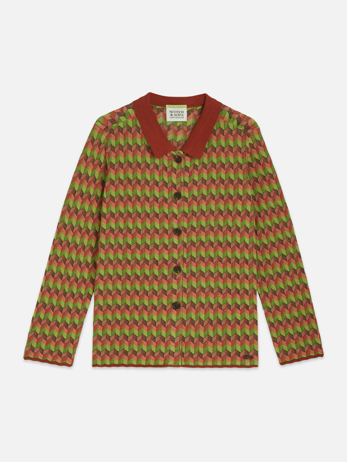 Jacquard Knitted Jacket