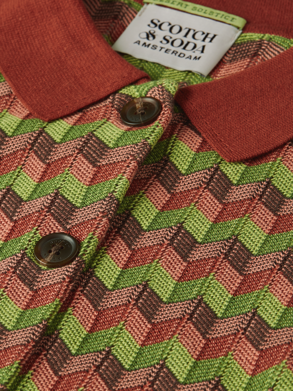 Jacquard-Strickjacke