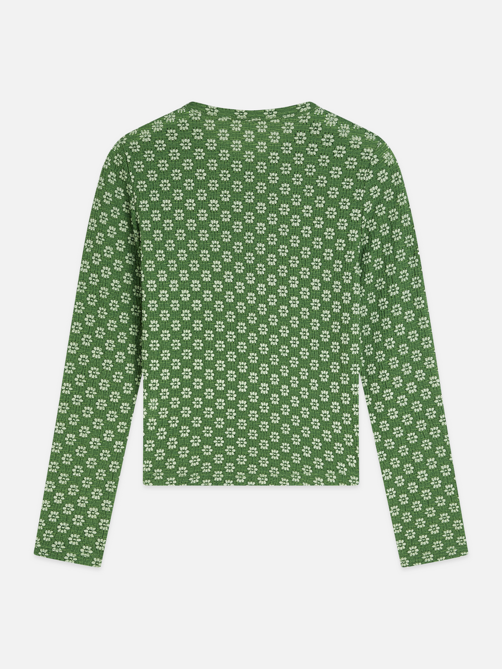 Structured Button Up Long Sleeve T-Shirt