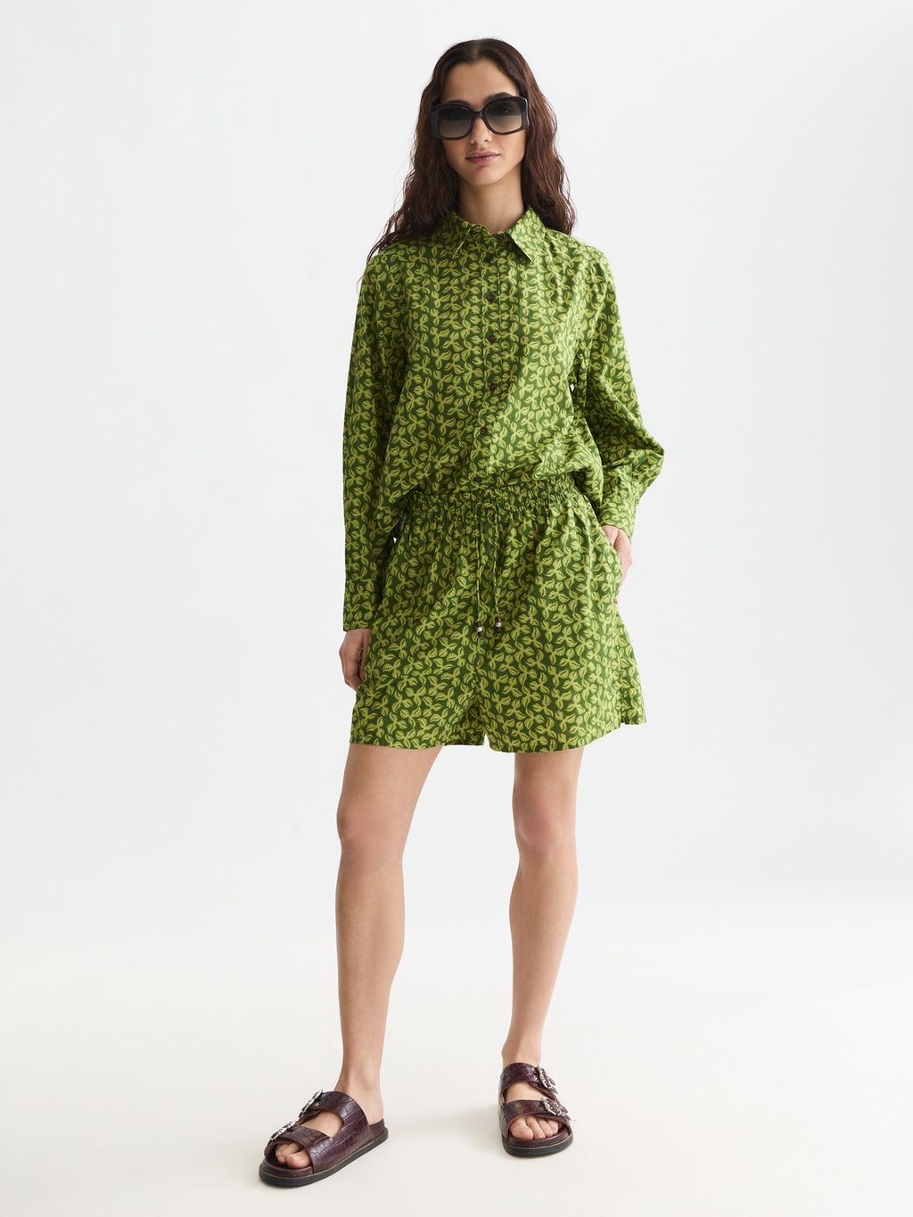 Chemise imprimée coupe décontractée