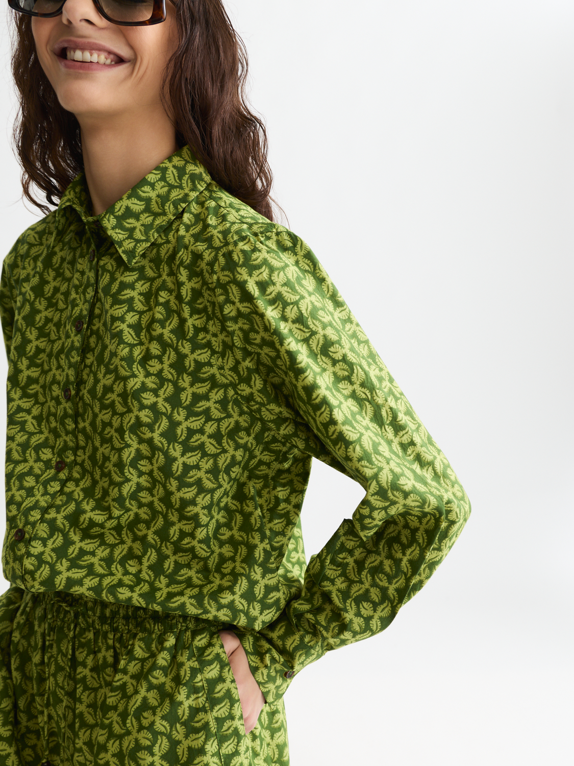 Chemise imprimée coupe décontractée