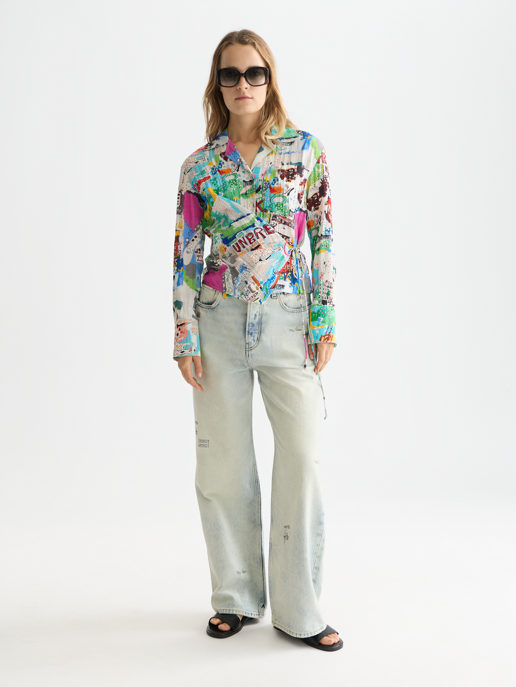 Scotch & Soda x Basquiat Long Sleeved Shirt