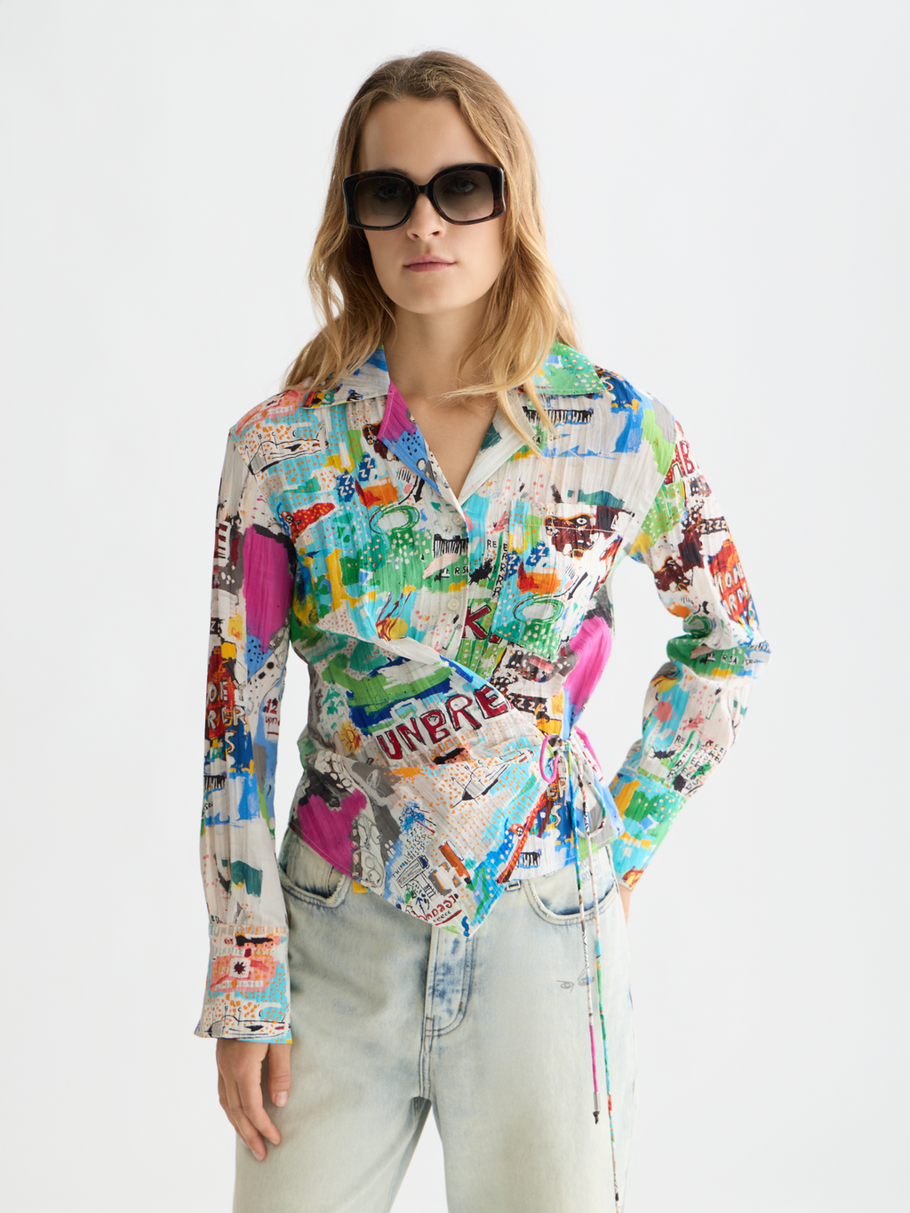 Scotch & Soda x Basquiat Long Sleeved Shirt