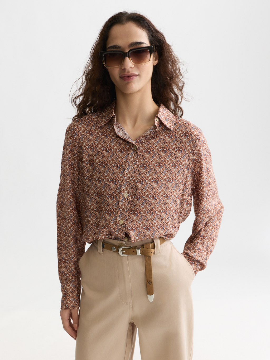 Printed Relaxed-Fit Shirt