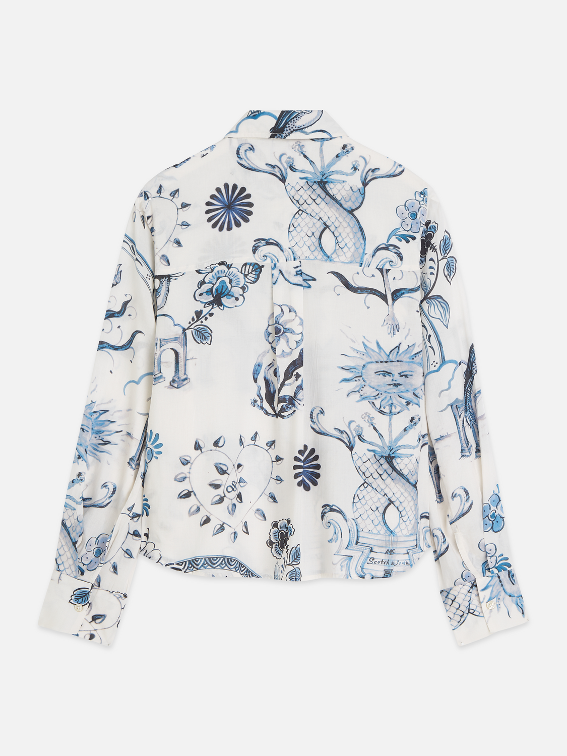 Scotch & Soda x Royal Delft Printed Relaxed Shirt