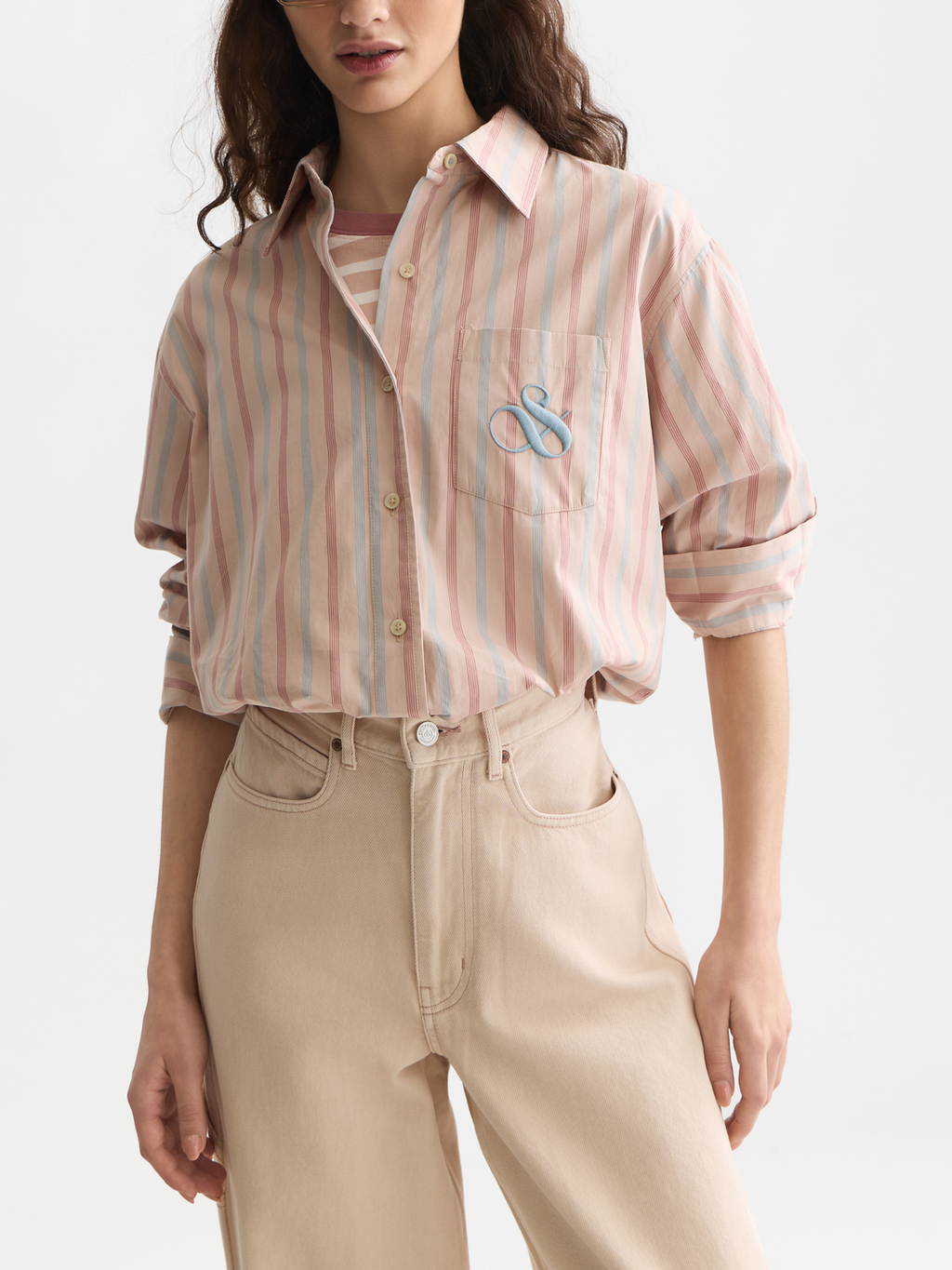 Striped Relaxed-Fit Shirt