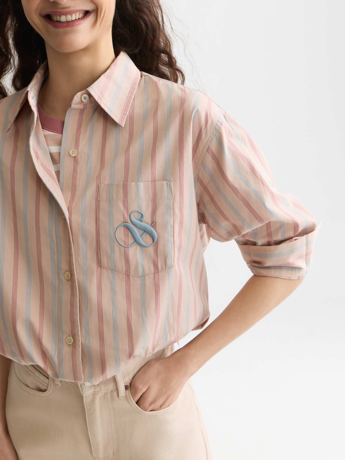 Striped Relaxed-Fit Shirt