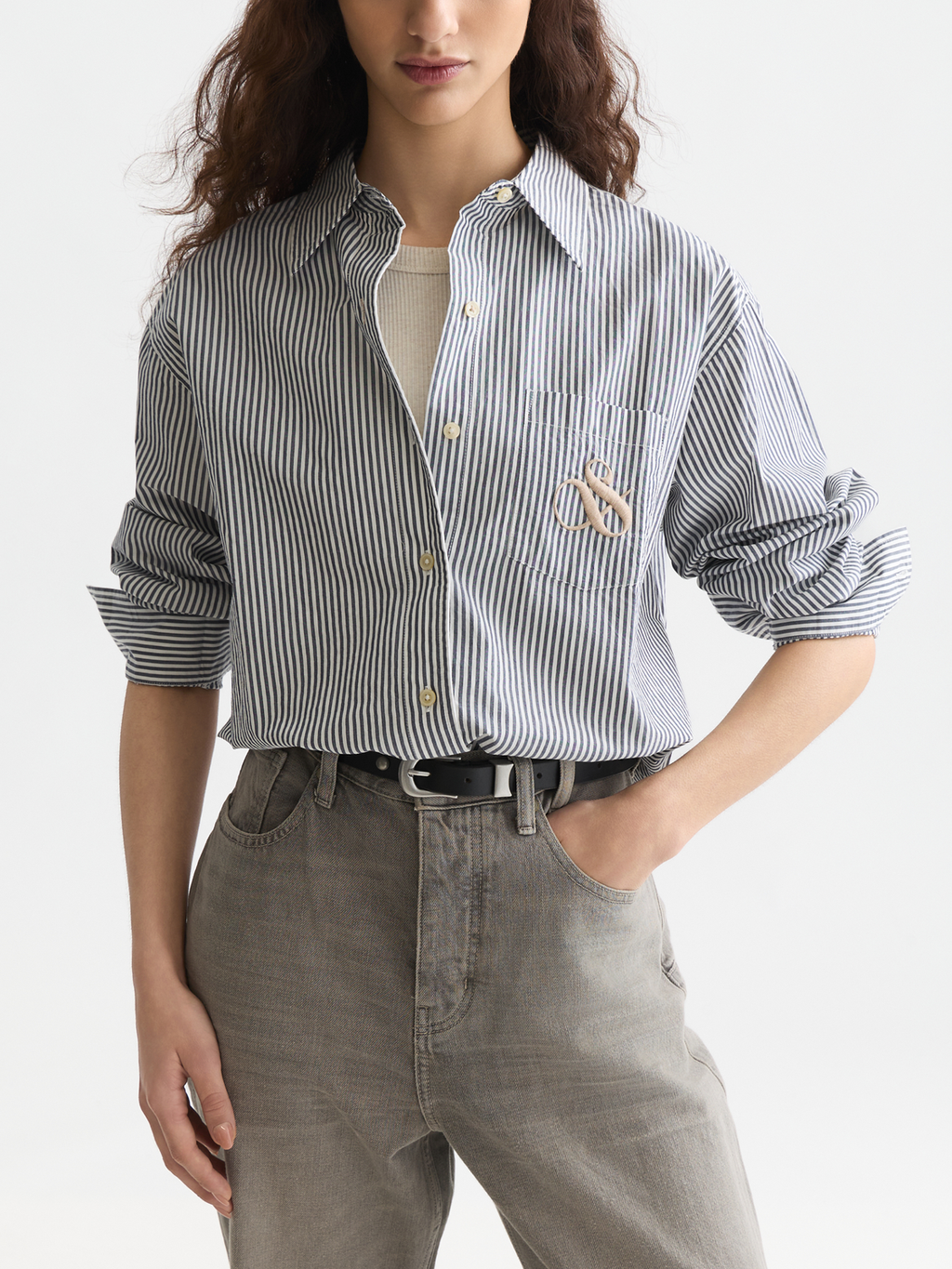 Striped Relaxed-Fit Shirt