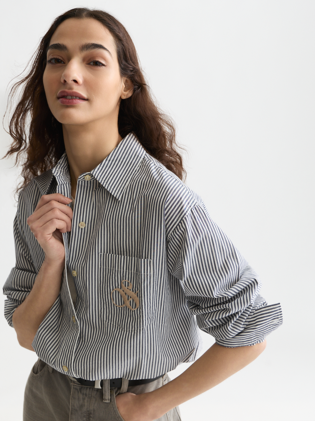 Striped Relaxed-Fit Shirt