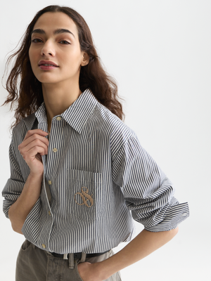 Striped Relaxed-Fit Shirt