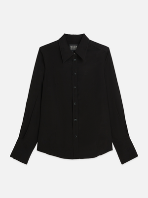 Jacquard Tailored-Fit Shirt