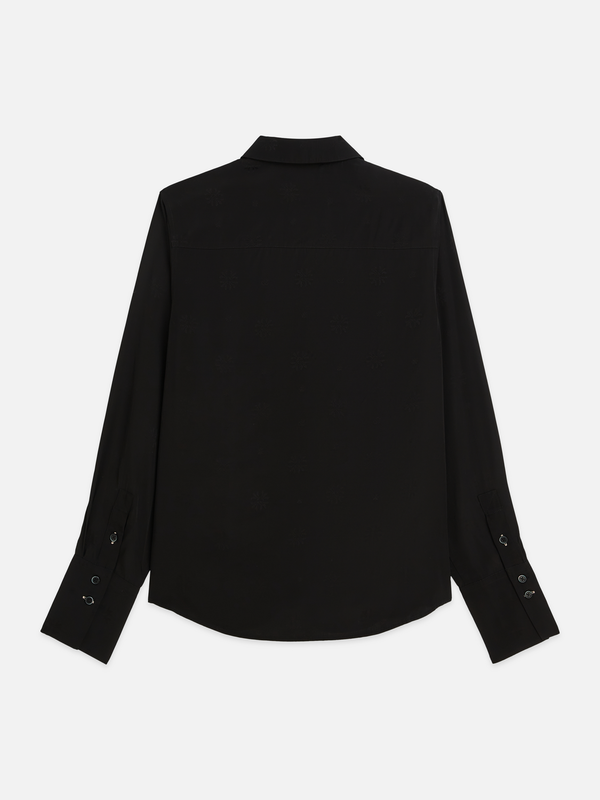 Jacquard Tailored-Fit Shirt