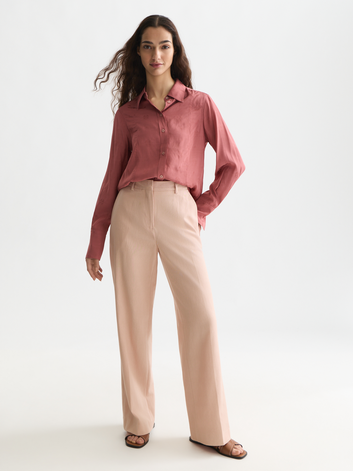 Jacquard Tailored-Fit Shirt