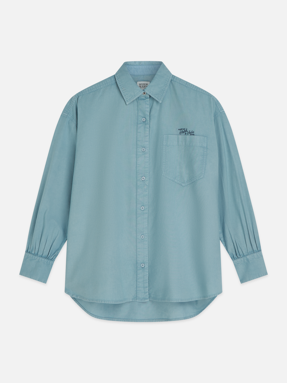 Garment Dyed Oxford Oversized-Fit Shirt