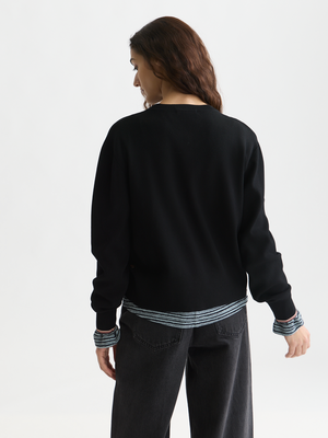 Cardigan compact à la coupe décontractée