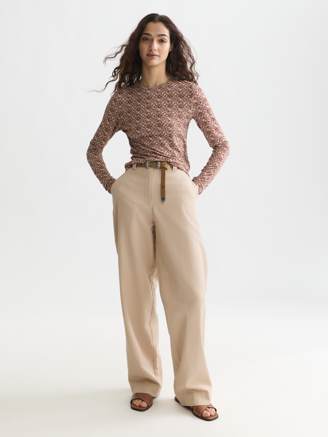 Printed Long Sleeve T-Shirt