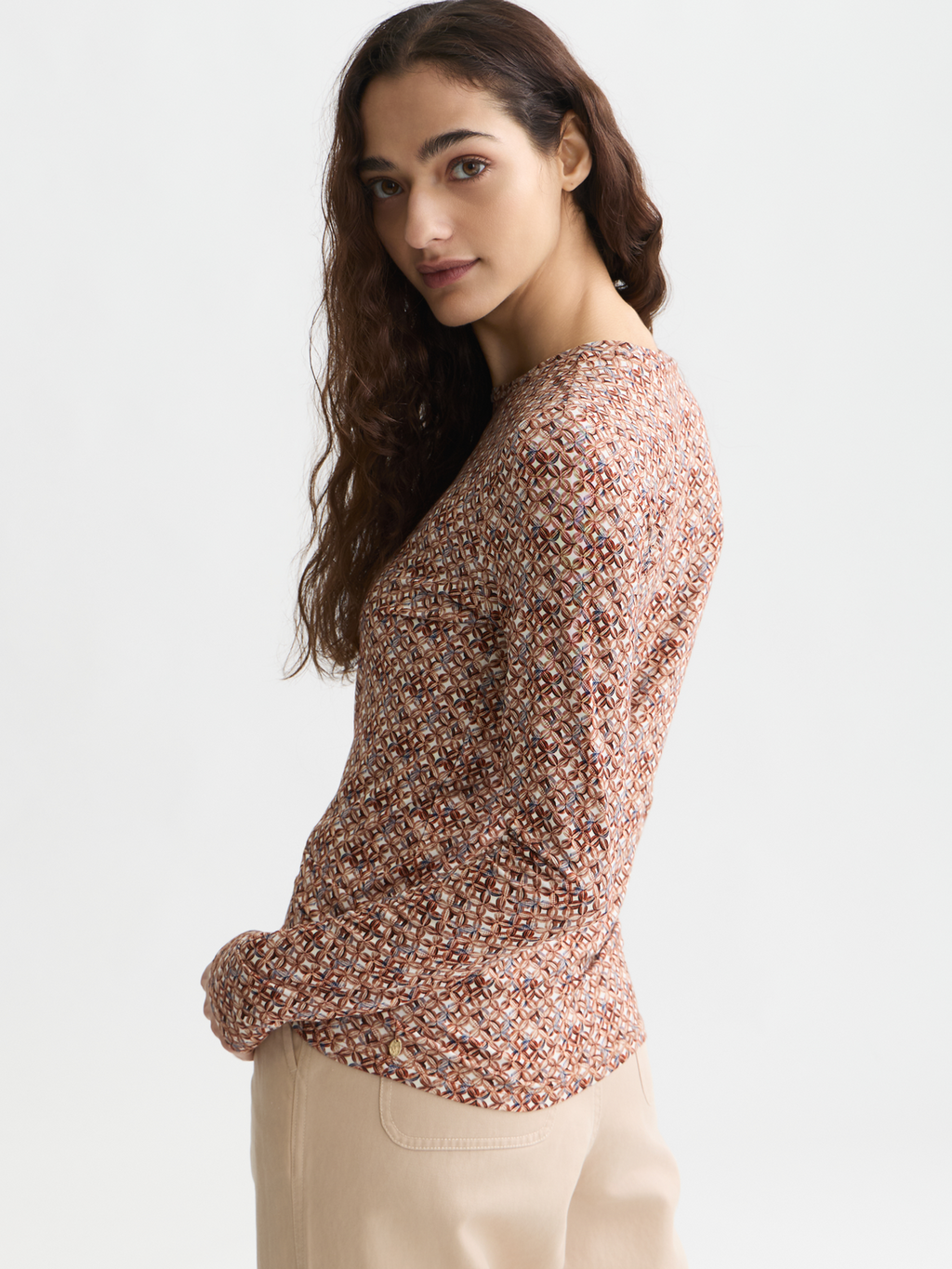 Printed Long Sleeve T-Shirt