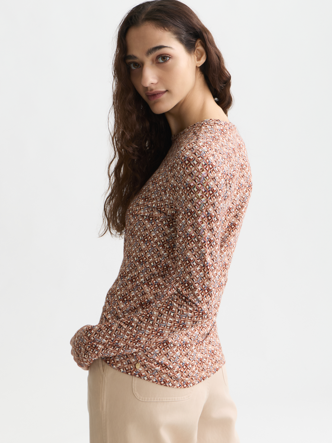 Printed Long Sleeve T-Shirt