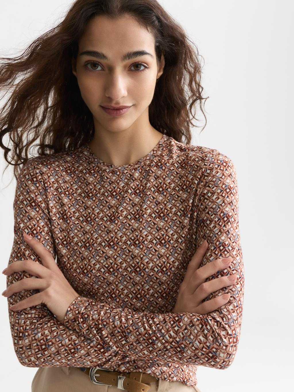 Printed Long Sleeve T-Shirt