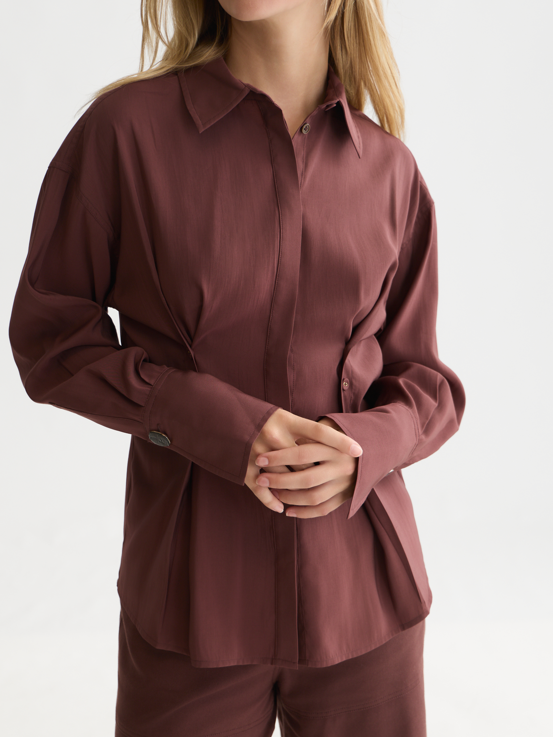 Buttoned Waisted Shirt