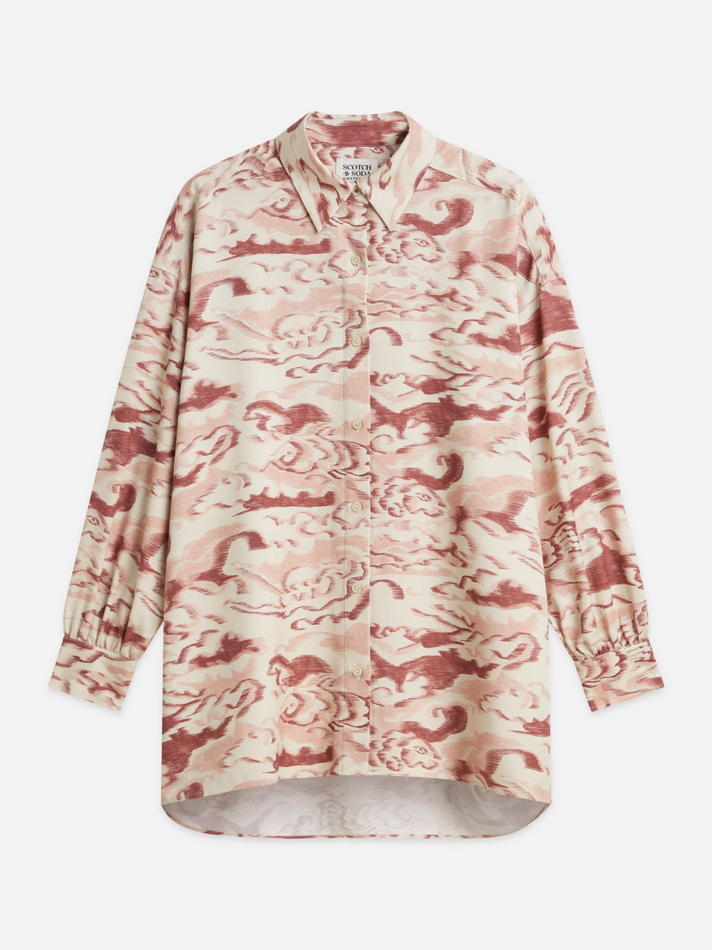 Chemise ample imprimée