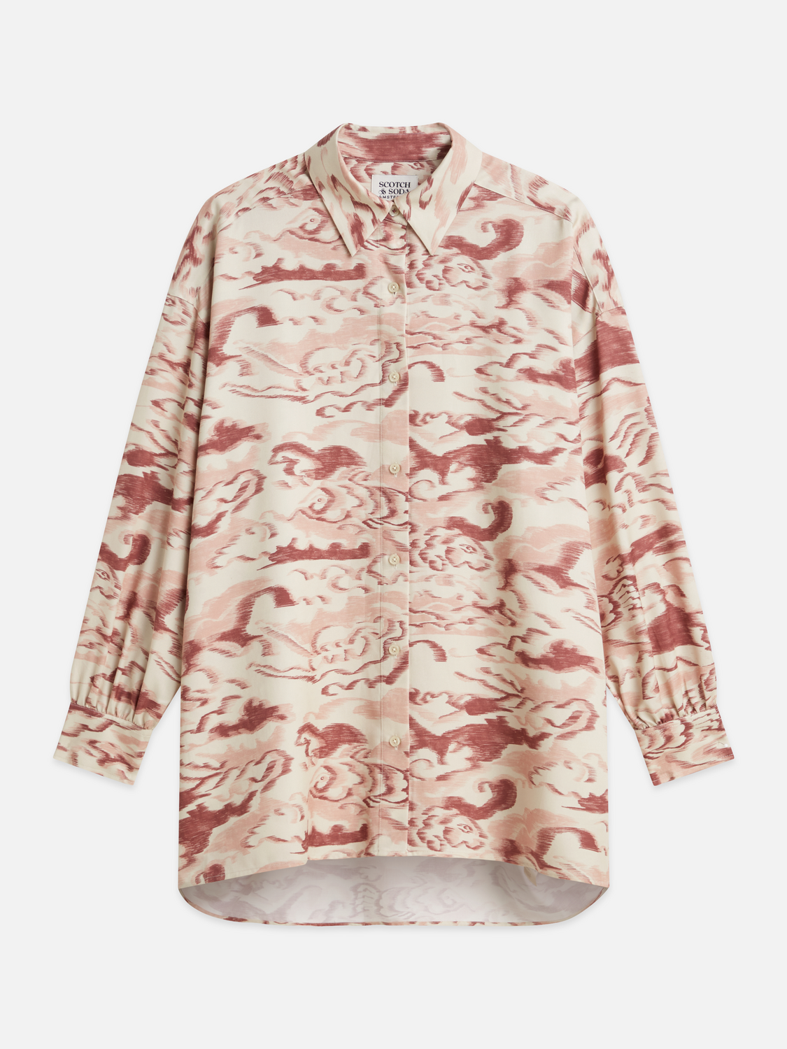 Chemise ample imprimée